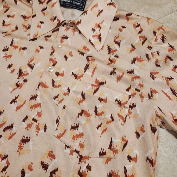 VTG Arnold Palmer Robert Bruce Mens S Small Polo Pocket T Shirt USA Made - Picture 4 of 9